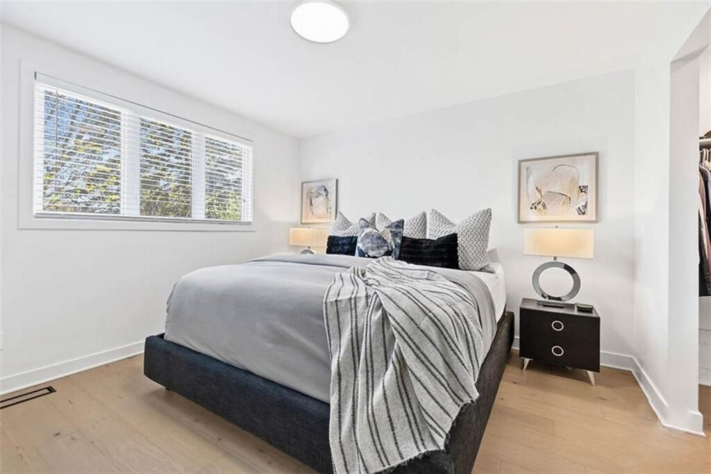 The Larkin custom home, master bedroom, Ottawa